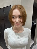 ヘアー アイス ルーチェ(HAIR ICI LUCE)&nbsp;ブリーチなしベージュ/レイヤーボブ/太田