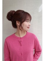 オーロ(ORO)&nbsp;ルーズなこなれ感が今風大人お団子ヘア