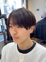 スタジオフォーエイチ(STUDIO 4H) シースルーラウンドマッシュ/韓国ヘア/ブラウン/山田涼介