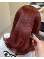 髪屋 紬&nbsp;深みのあるレッドカラー