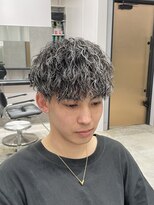 サンズ 梅田 中崎町(SUNS) 【梅田】ホワイトメッシュ×ツイストスパイラルパーマ