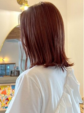 サクヘアー(39 hair) 【150.結べる長さでアレンジも自在♪外ハネミディ】
