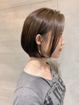 グラム バイ レイエレガンス(glam by REIELEGANCE) オリーブベージュ/ボブ