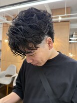 ヘアースペースブルーム プリュス 石橋店(HAIR SPACE BLOOM plus) 石橋阪大前/メンズパーマ/ニュアンスパーマ/センターパート