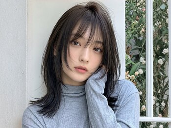 リル(re'll)の写真/顔周りのレイヤーカットに定評[ヘアセット/顔周りレイヤーカット/インナーカラー/縮毛矯正/酸性ストレート]
