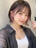 【さりげオシャレ】透明感カラー+インナーカラー¥8500【白髪染めの方もOK】
