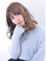 バズ ヘアーメイク(buzz Hair make)&nbsp;[buzz-Hair make] ミディアム（ミルクティーアッシュ）