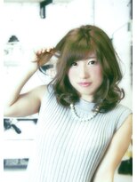 アンジェロッティ 川口駅東口(angelotti by anyhow)&nbsp;無造作カールロブ　肩についてはねる方におススメ