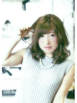 アンジェロッティ 川口駅東口(angelotti by anyhow) 無造作カールロブ　肩についてはねる方におススメ