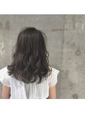 ウェーブ×アッシュバイオレット