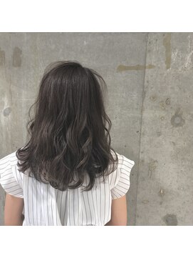 アヴァンスクロス あべのルシアス店(AVANCE.CROSS) ウェーブ×アッシュバイオレット