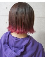 ヘアテリア リュウ 大塚(hair teria ryu) 【Bf→Af】テールカラーピンクボブ