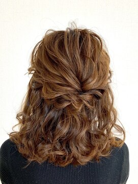 ジェネータ 新横浜店(GENETA) ハーフアップスタイル【ヘアセット/新横浜】