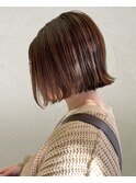 20代30代★大人かわいい♪切りっぱなしボブ×外ハネ