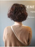 ショートボブ パーマスタイル! 遠藤至