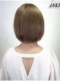 《アンククロスYUKI》ブリーチ必須！マットグレージュカラー