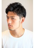 【ツーブロック×UPバング】