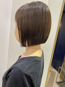 ロンドポレール 北千住(Lond polaire) 【航治郎】美人ボブ/切りっぱなし/グラデーションカラー/