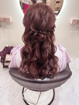 クラン 梅田店(clan) ボリュームハーフアップ