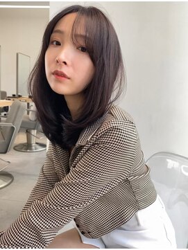 ノク(nok) ブラウングレージュ×ミディアムレイヤー_グレージュカラー