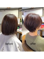 カミケン 方木田店(kamiken.)&nbsp;形がきれいな大人美人ショート絶壁解消【カミケン方木田店】