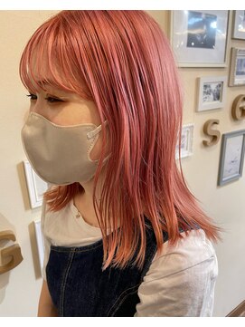 ラウンジ モリオ イケブクロ(Lounge MORIO Ikebukuro) 【morio池袋】サーモンピンクカラー○