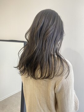 キュエム(Cuem) 【Cuem 小原】ブリーチなしイルミナカラー　オリーブグレージュ