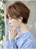 大人マッシュショート/丸みショート/イメチェン/30代40代50代