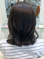 カイム ヘアー(Keim hair) ナチュラルブラック/グレージュ/透明感/セミディ/くすみカラー