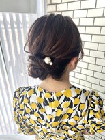 フェリーチェ(Felice)&nbsp;アップスタイル　シニヨン　お呼ばれヘア