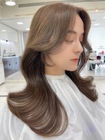 バイオレット 表参道店(Violet) 簡単くびれヘア　ブラウンジュ