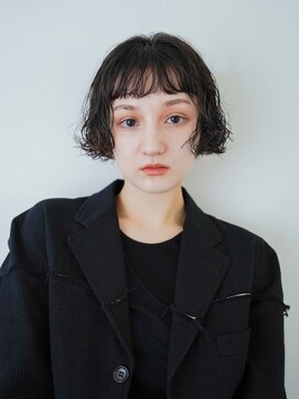 トゥコ(tuco) アメリボブ ボブパーマ 黒髪 ミニボブ