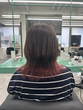 エイト 川崎店(EIGHT) [川崎]レディース　ウルフカット　インナーピンク