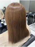 髪質改善×ショコラブラウン