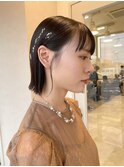 アレンジ　艶髪　髪質改善　ヘアセット　編みおろし　顔まわり