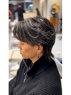 アッシュ 桜木町店(Ash) ニュアンスパーマセンターパート韓国風センター分け毛流れパーマ