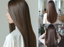 "艶"のある自然な仕上がり☆髪質改善【オーダーメイド縮毛矯正】＊【酸性ストレート・酸性矯正】が人気♪