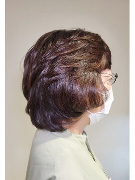 松本平太郎美容室 吉祥寺パートファイブ(PART5) ショートレイヤー×クリープパーマ×イノアカラー
