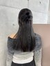 【カコ指名限定】カット＋艶カラー＋簡単ヘアアレンジ ￥20800→￥9900