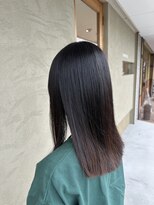 スリー(THREE) ワイトグレージュ/デジタルパーマ/チェリーブラウン/蟹江