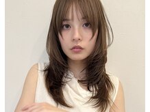 すきすぎなくてもカットで軽く！ぱさつかせないようにもできるレイヤースタイル◎レイヤーカット/顔周り