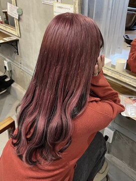 リエコー(RE'ECHO) ○激かわピンク×ブラック　プルエクステ