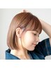 カット＋ホリスティックカラー＋超音波トリートメント　￥11,000