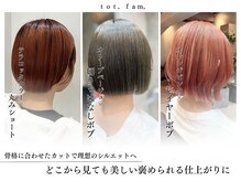 トットファム(tot.fam.)の雰囲気（ケアブリーチでダメージレスで綺麗な仕上がりに[ヘアカラー]）