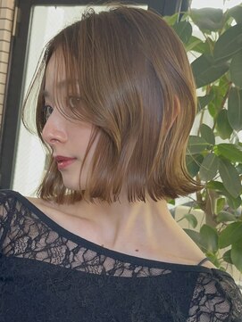 ヌリ 錦糸町(NuRI) ◎前下がりショートボブハンサムショートカットカラーパーマケア