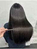 ロングヘアー 地毛風 美髪 縮毛矯正 髪質改善 赤坂見附 美容室