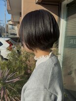 リシェール 北越谷店(RICHAIR)&nbsp;着物ヘア/大人ガーリー/ダークアッシュ/似合わせカット/北越谷