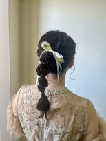 トータルビューティー クレド(TOTAL BEAUTY Credo byHAIR TIME)&nbsp;お呼ばれヘア　ポニーテールあみおろしスタイル