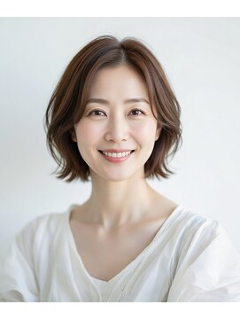 ビューティーモール 愛知川本店(BEAUTY MALL) ふんわり柔らかいくびれミディアムボブ