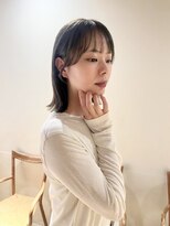 セブンベルベット(7 Velvet)&nbsp;オリーブグレージュ/切りっぱなし/透明感カラー/顔周りカット